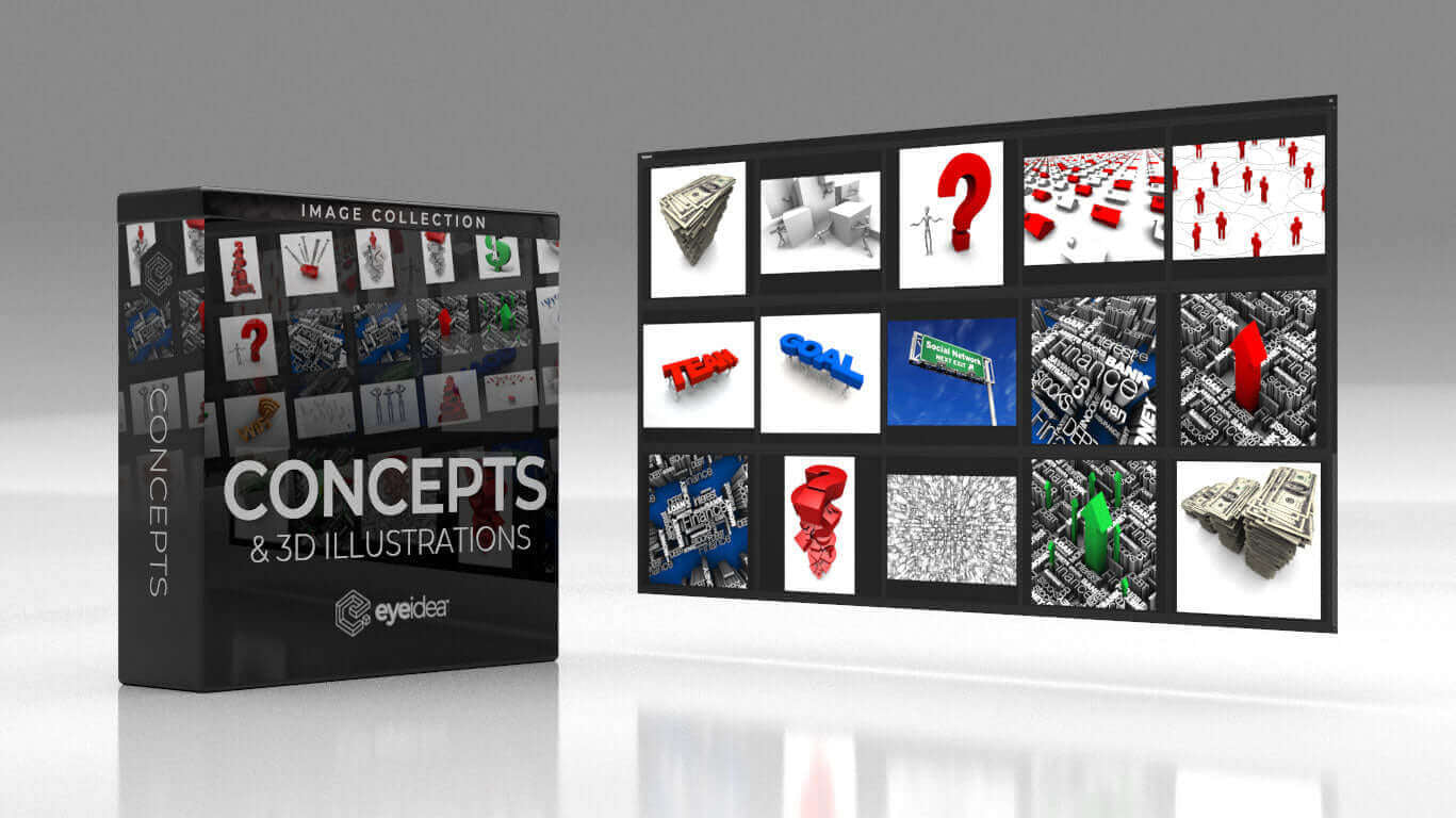 Concepts & 3D Illustrations Images Pack