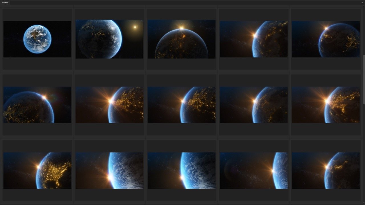 Earth Orbit Images Library V.1