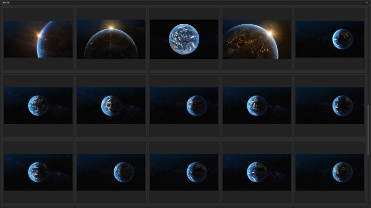Earth Orbit Images Library V.1