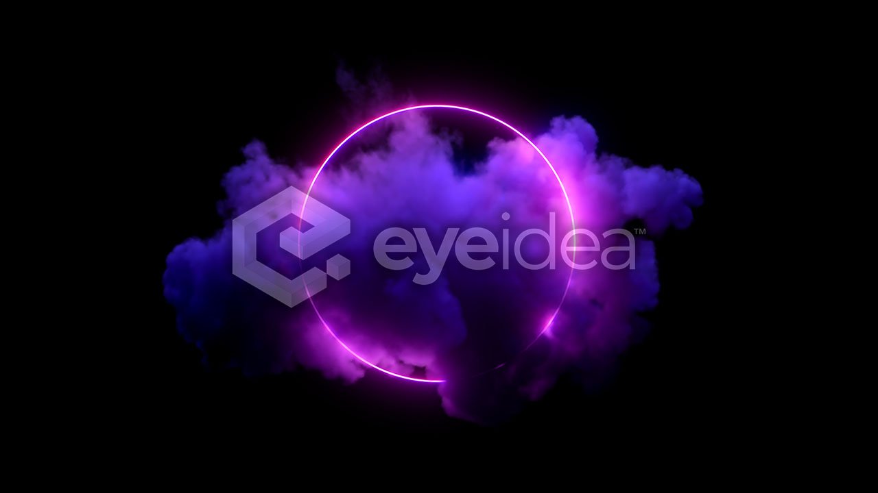 Neon Clouds Graphic Image Package V.1