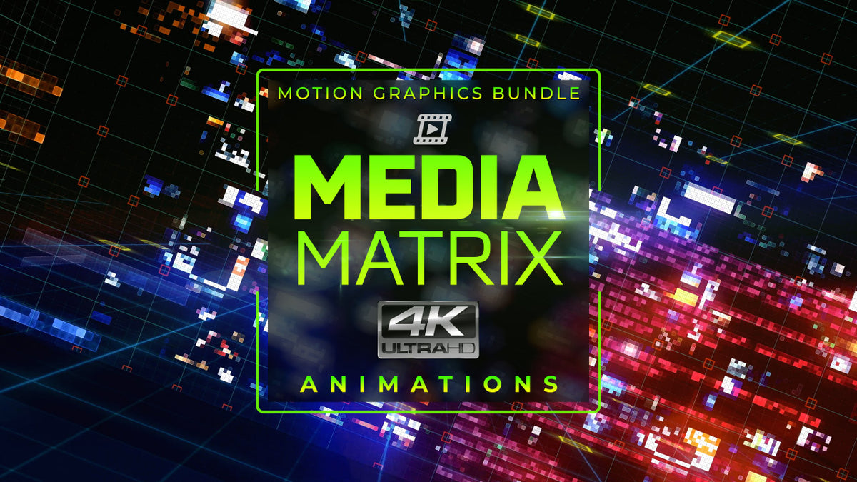 Media Matrix Animation Bundle - 12 Video Pack
