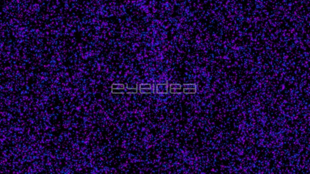 Full-Frame Purple and Blue Particle Swirl