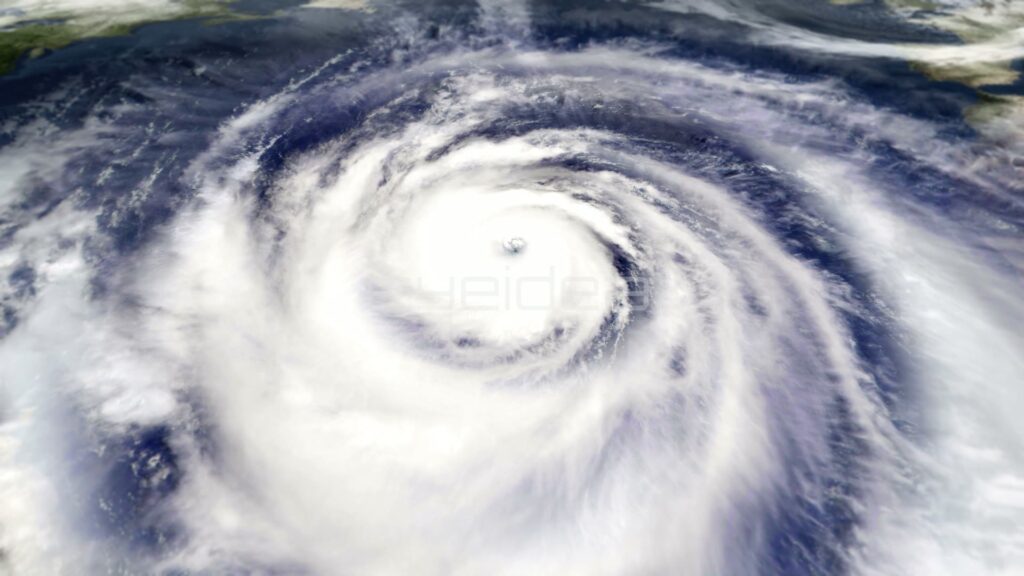 Orbital Zoom Down into the Eye of a Hurricane