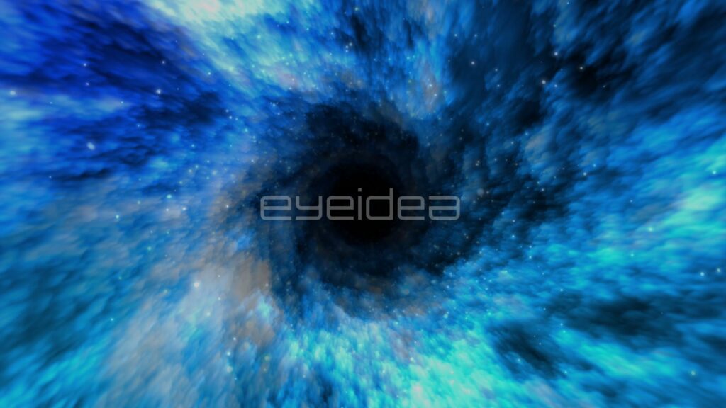 Fast Flight into a Blue Space-Time Wormhole Tunnel