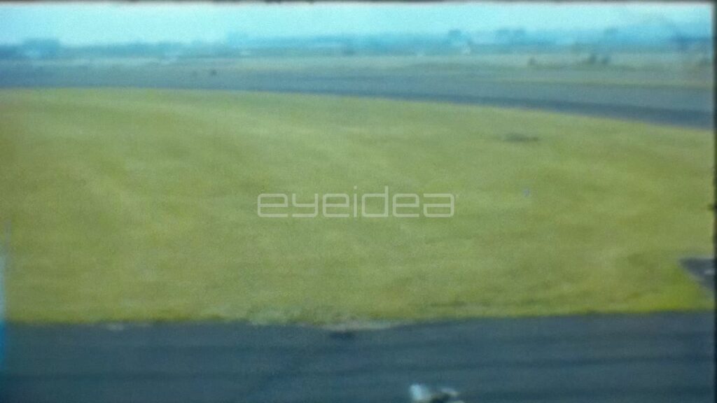 Airliners Parked and Taxiing on Tarmac (Archival 1970s)