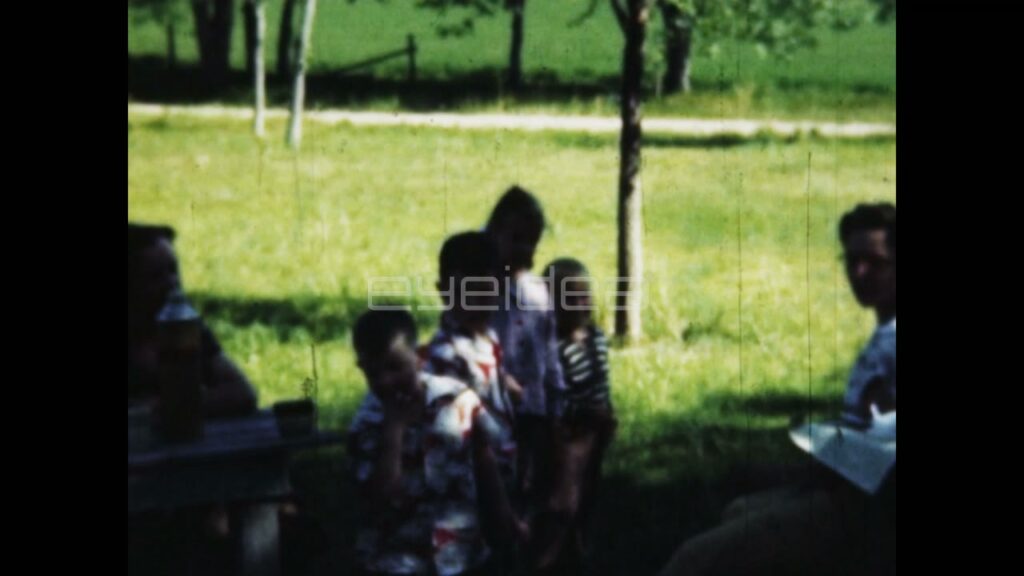 Family Picnic in the Park (Archival 1960s)