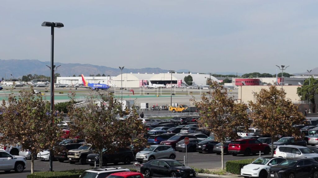 Southwest Airlines Plane Taking off at Hollywood Burbank Airport