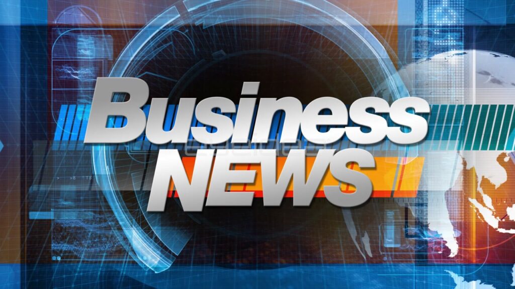 Business News Title Animation with Blue Global Graphics