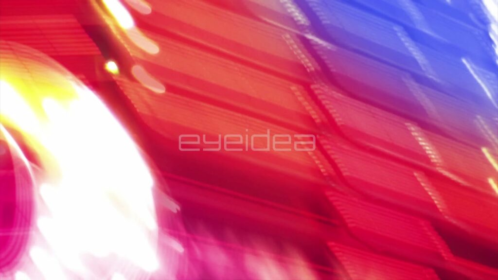 Abstract Neon Casino Signs with Red and Yellow Light Streaks