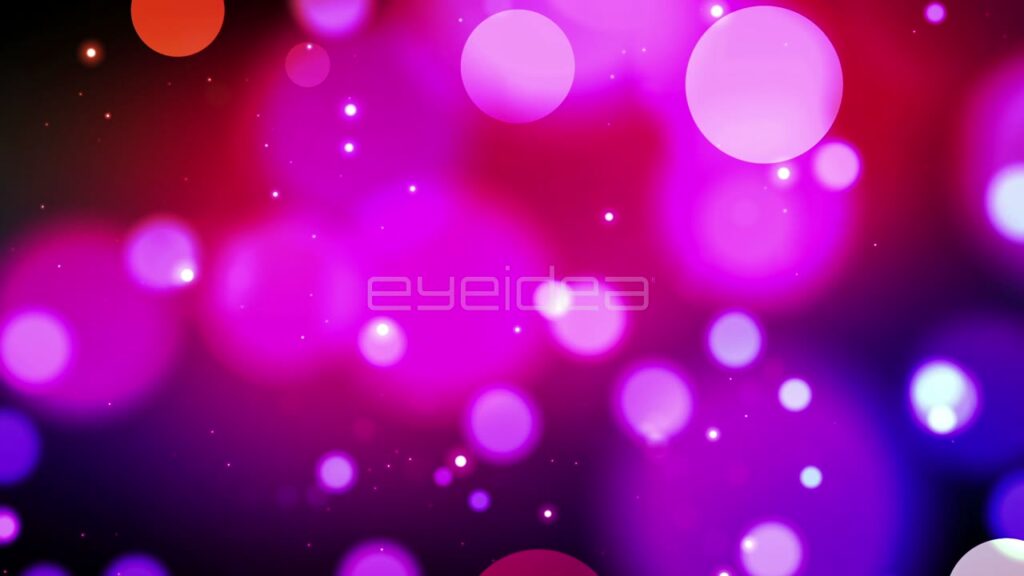 Colorful Bokeh Lights and Sparkles on Dark Background
