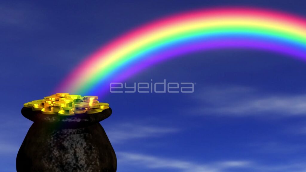 Pot of Gold at the End of a Rainbow
