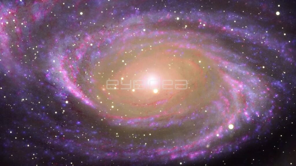 Slow Zoom into the Glowing Core of M81 Spiral Galaxy